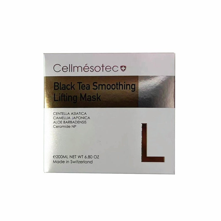 Cellmesotec - Black Tea Smoothing Lifting Mask (Fading Dark Spots, Anti-Aging, Moisturizing, Antioxidant, Elasticity, Dryness, Sensitive, Repair, Brightening, Tightening Pores, Anti-Inflammatory) (e200ml) CM707 - Beauty Online™ 肌齡喜源™