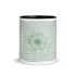 【Deep Focus】Premium Geometric Grid Ceramic Mug - 11 oz (Color-Accented Collection) - Beauty Online™ 肌齡喜源™