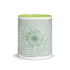 【Deep Focus】Premium Geometric Grid Ceramic Mug - 11 oz (Color-Accented Collection) - Beauty Online™ 肌齡喜源™