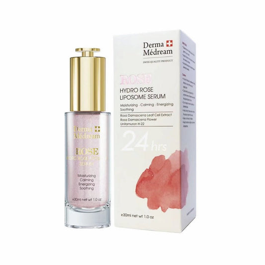 Derma Medream - ROSE HYDRO ROSE LIPOSOME SERUM (Sensitive, Soothing, Moisturizing, Firming, Dry Skin, Anti - Aging, Smooth, Redness, Melanin) (e30ml) DM052 - Beauty Online™ 肌齡喜源™