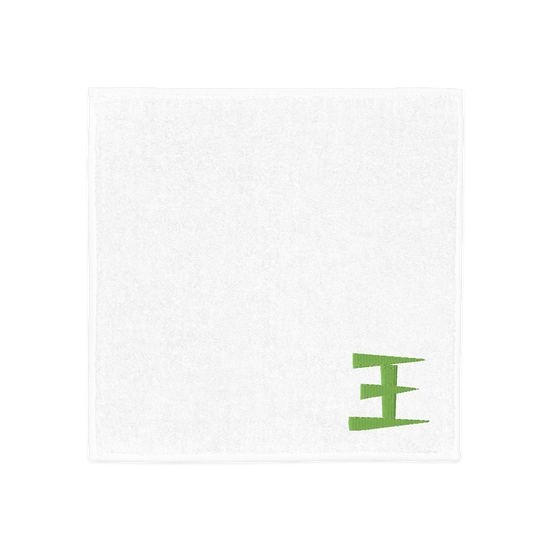 Imabari Cotton Hand Towel – Custom Chinese Surname Embroidery (White) - Beauty Online™ 肌齡喜源™
