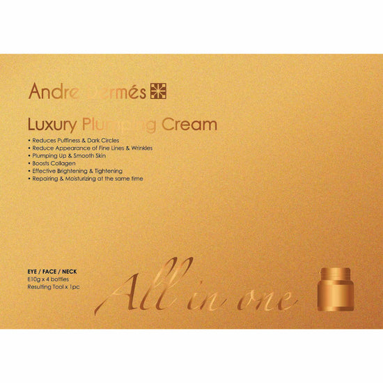 Luxury Plumping Cream AD005-Andre Dermés-e10g x 4 bottles/Resulting Tool x 1pc per Box-Beauty Online HK-BeautyOnlineHK-Hong Kong Beauty-Beauty Online-肌齡喜源-美容產品-Skincare Hong Kong-Swiss Skincare-網購美妝-美妝保健專家-創新健康科技-瑞士產品-澳洲產品-Online Beauty Shopping-Beauty and Health Care Expert-Innovative Health Technology-Swiss Products-Australian Products-Skincare Brand-Healthcare Brand