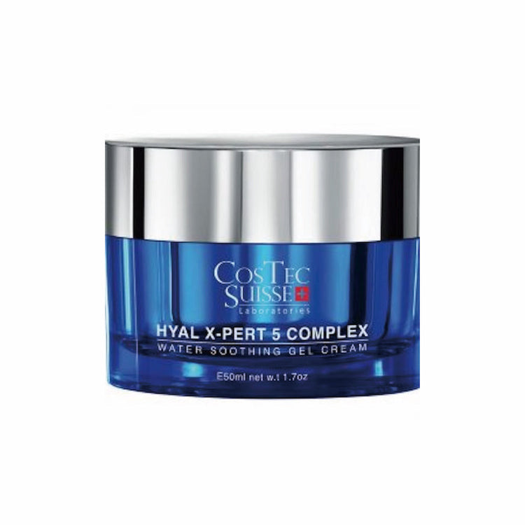 Hyal X-Pert 5 Complex Water Soothing Gel Cream CT003-Costec Suisse-e50ml-Beauty Online HK-BeautyOnlineHK-Hong Kong Beauty-Beauty Online-肌齡喜源-美容產品-Skincare Hong Kong-Swiss Skincare-網購美妝-美妝保健專家-創新健康科技-瑞士產品-澳洲產品-Online Beauty Shopping-Beauty and Health Care Expert-Innovative Health Technology-Swiss Products-Australian Products-Skincare Brand-Healthcare Brand