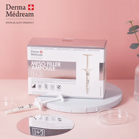 Meso Filler Ampoule 1+3 (Non-Injection, External Use Only) DM020-Derma Médream 肌夢瑞雪-e2.8ml x 10 ampoules per box-Beauty Online HK-BeautyOnlineHK-Hong Kong Beauty-Beauty Online-肌齡喜源-美容產品-Skincare Hong Kong-Swiss Skincare-網購美妝-美妝保健專家-創新健康科技-瑞士產品-澳洲產品-Online Beauty Shopping-Beauty and Health Care Expert-Innovative Health Technology-Swiss Products-Australian Products-Skincare Brand-Healthcare Brand