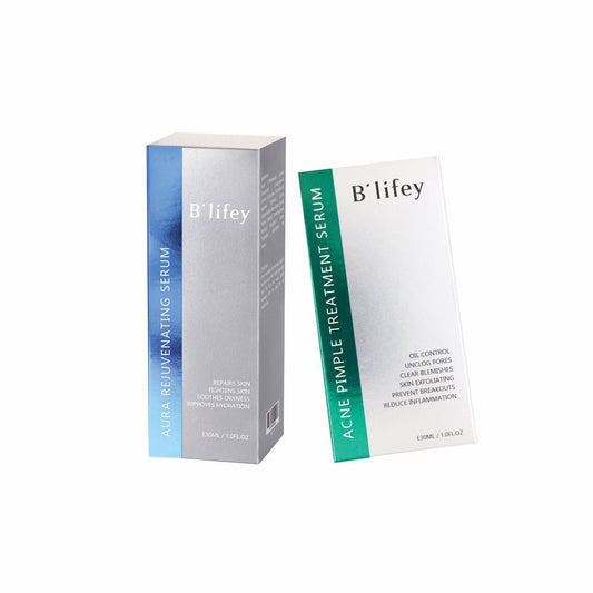 B’lifey - Swiss Moisturizing Acne Set (Moisturizing, Anti - Oxidation, Reducing Pores, Controlling Oil, Suppressing Acne, Removing Blackheads) CB009 - Beauty Online™ 肌齡喜源™