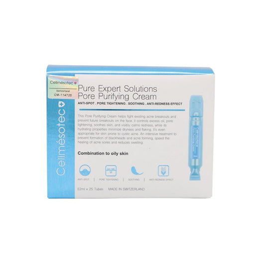 Cellmesotec - Pure Expert Solutions Pore Purifying Cream (Pore Minimizing, Oil Controlling, Hydrating) (e2ml Tube/25 Tubes per Box) CM004 - Beauty Online™ 肌齡喜源™