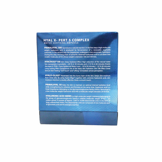 Costec Suisse - Hyal X - Pert 5 Complex Water Soothing Serum Ampoule (Moisturising, Rejuvenating, Brightening) (e5ml Ampoule/6 Ampoules per Box) CT002 - Beauty Online™ 肌齡喜源™