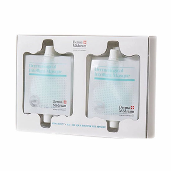 Derma Medream - Glacier Water Hyaluronic Acid + Nano Whitening and Smoothing Gel Film Mask Set (Replenishing, Brightening, Reducing Fine Lines, Whitening and Lightening, Hydrating, Firming) CB013 - Beauty Online™ 肌齡喜源™