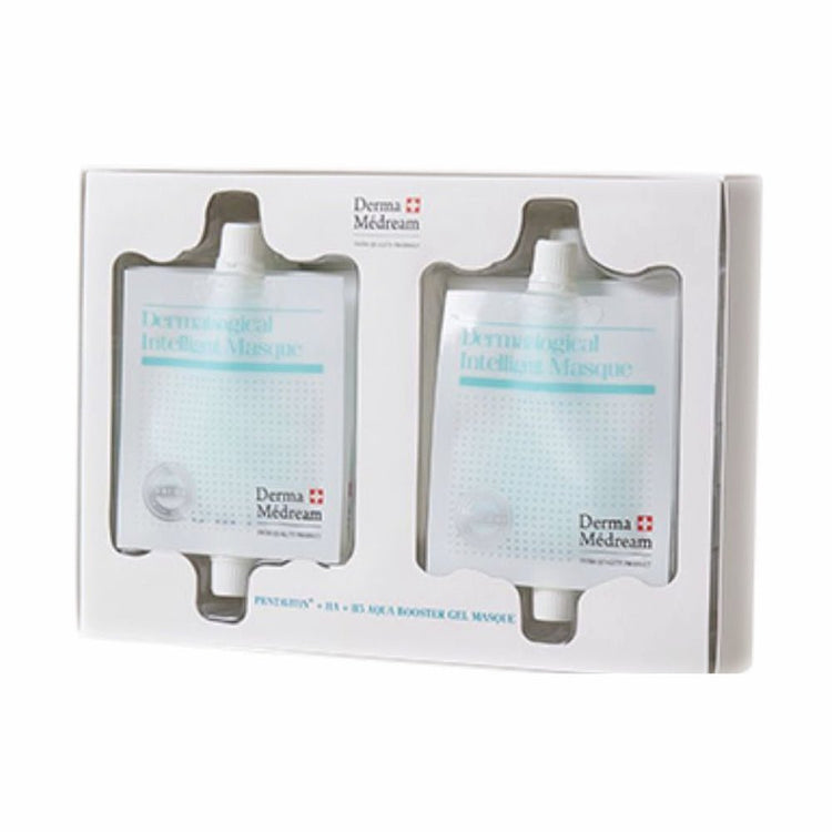 Derma Medream - Glacier Water Hyaluronic Acid + Nano Whitening and Smoothing Gel Film Mask Set (Replenishing, Brightening, Reducing Fine Lines, Whitening and Lightening, Hydrating, Firming) CB013 - Beauty Online™ 肌齡喜源™