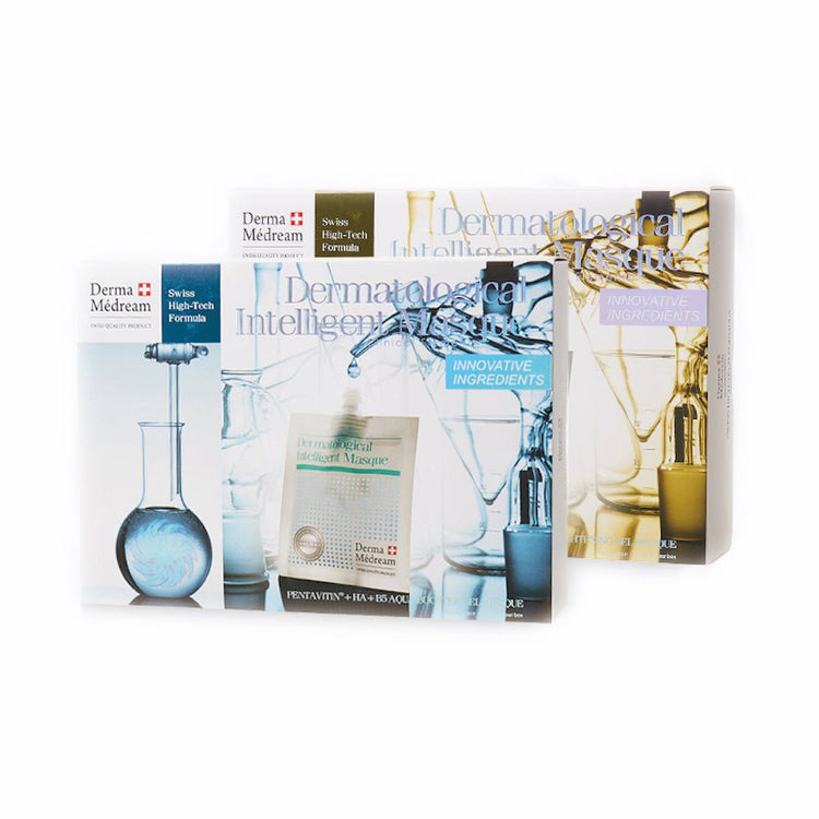 Derma Medream - Glacier Water Hyaluronic Acid + Nano Whitening and Smoothing Gel Film Mask Set (Replenishing, Brightening, Reducing Fine Lines, Whitening and Lightening, Hydrating, Firming) CB013 - Beauty Online™ 肌齡喜源™