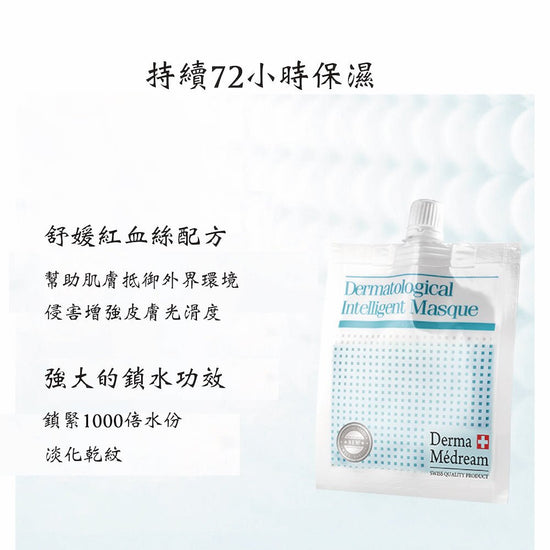 Derma Medream - Glacier Water Hyaluronic Acid + Nano Whitening and Smoothing Gel Film Mask Set (Replenishing, Brightening, Reducing Fine Lines, Whitening and Lightening, Hydrating, Firming) CB013 - Beauty Online™ 肌齡喜源™
