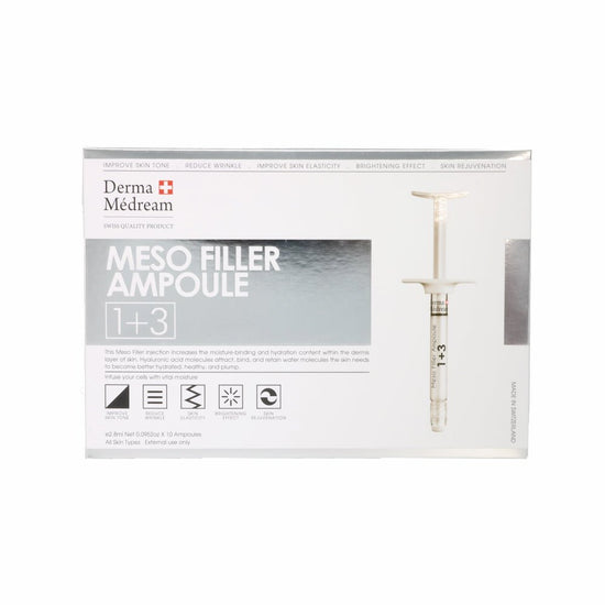 Derma Medream - Meso Filler Ampoule 1+3 (Non - Injection, External Use Only) ( Moisturising, Whitening, Pore Minimizing) (e2.8ml x 10 ampoules per box) DM020 - Beauty Online™ 肌齡喜源™