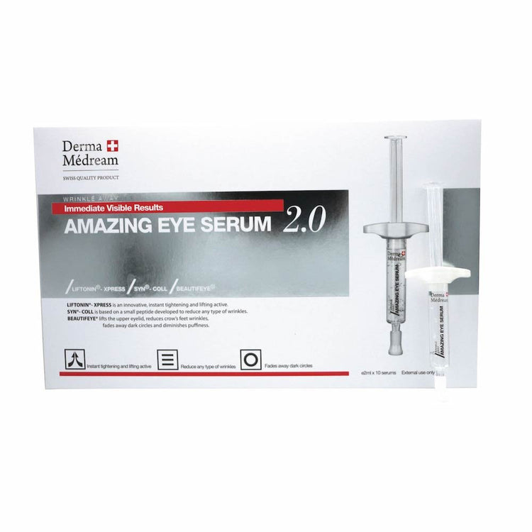 Derma Medream - Wrinkle Away Amazing Eye Serum (Non - Injection, External Use Only) (Dark Circles, Edema Of The Eyes, Firming) (e2ml x 10 ampoules per box) DM021 - Beauty Online™ 肌齡喜源™