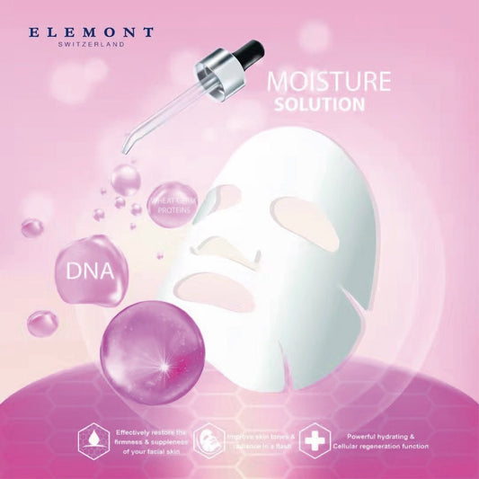 ELEMONT - DNA Instant Lift Face Mask (Hydrating, Antioxidant, Anti - Wrinkling, Anti - Aging, Reduce Fine Lines) (e35ml Sheet*5 Sheets per Box) E302 - Beauty Online™ 肌齡喜源™