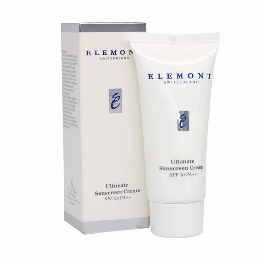 ELEMONT - Ultimate Sunscreen Cream SPF 50 PA++ (Hydrating, UVA and UVB , Sun Cream, Sensitive Skin) (e50ml) E320 - Beauty Online™ 肌齡喜源™
