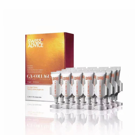 Swiss Advice - C.A. - Collagen Instant Infusion Serum (Lifting, Firming, Anti - Wrinkling, Anti - Aging) (e2ml*20pcs/Box) SA009 - Beauty Online™ 肌齡喜源™